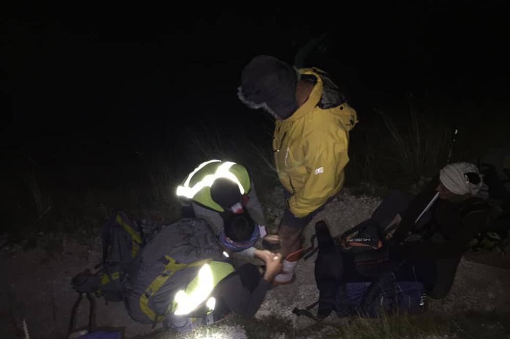 Sa akcije spašavanja, Foto: Facebook/GSS Crne Gore