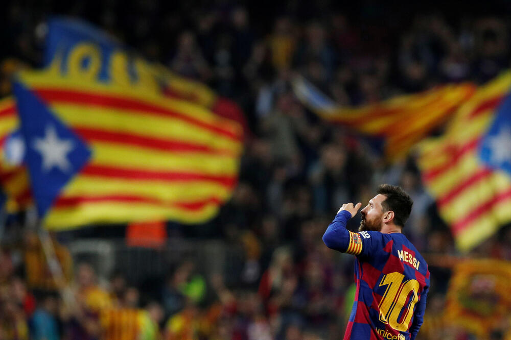 Mesi na meču sa Valjadolidom, Foto: Reuters