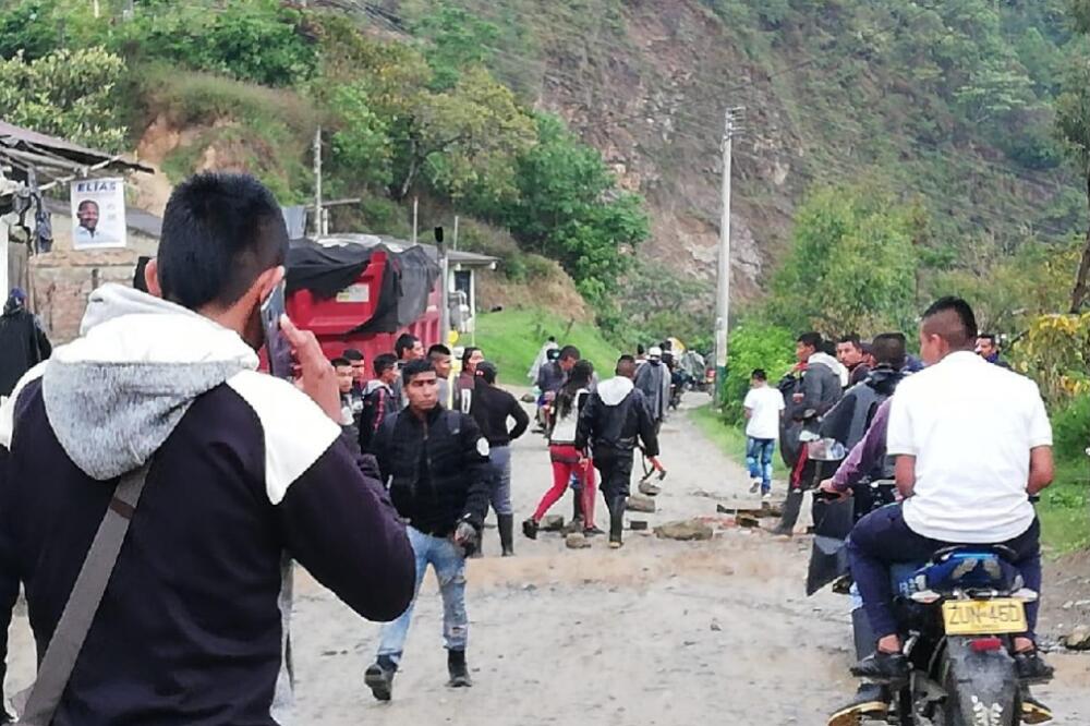 Napad se dogodio u gradu Toribio u kolumbijskoj provinciji Kauka, Foto: Twitter