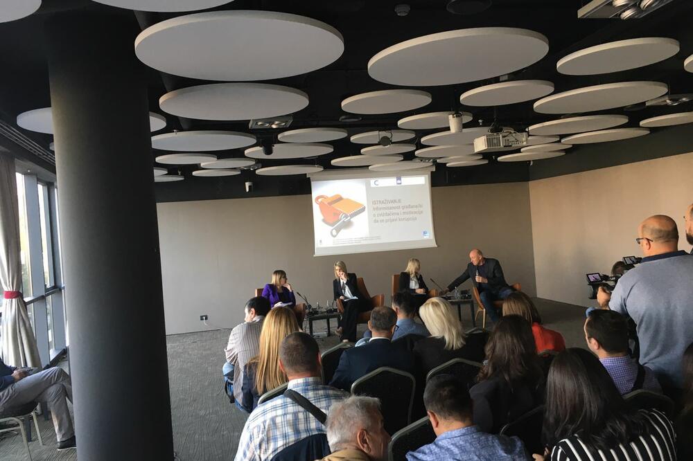 Predstavljenje rezultata istraživanja “Stavovi građana o zviždačima”, Foto: Miloš Rudović