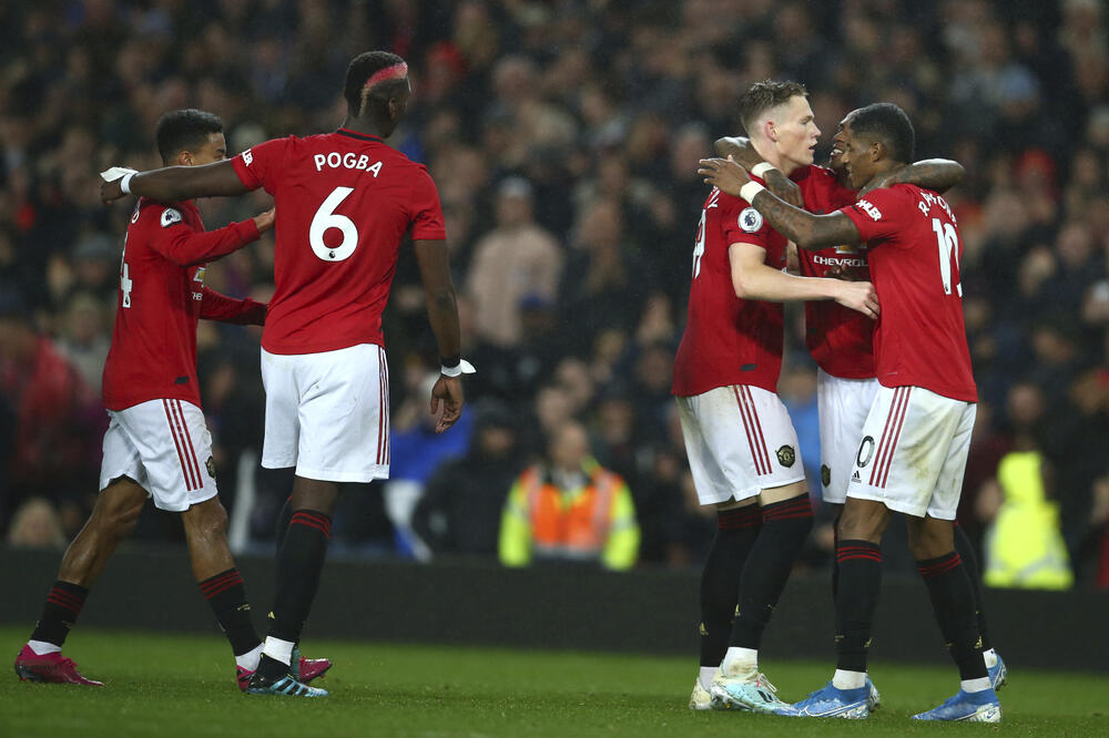 Fudbaleri Mančester junajteda, Foto: AP