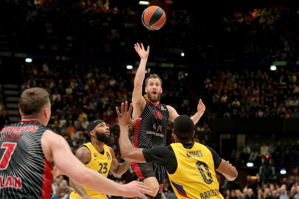 Serhio Rodriges na meču sa Barselonom, Foto: Euroleague