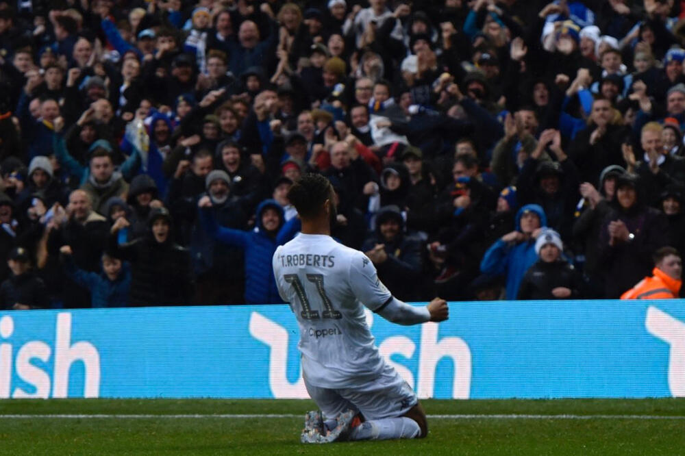 Roberts slavi nakon gola, Foto: Twitter.com/lufc