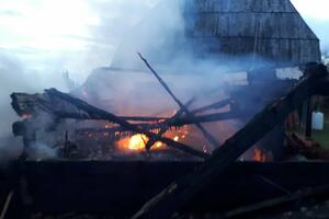Pljevlja: Izgorjeli objekti porodice Tomašević