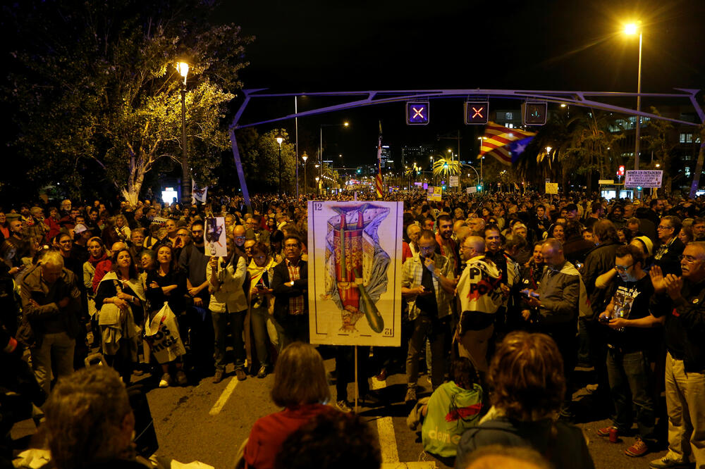 Katalonci protestuju zbog dolaska kralja, Foto: Reuters