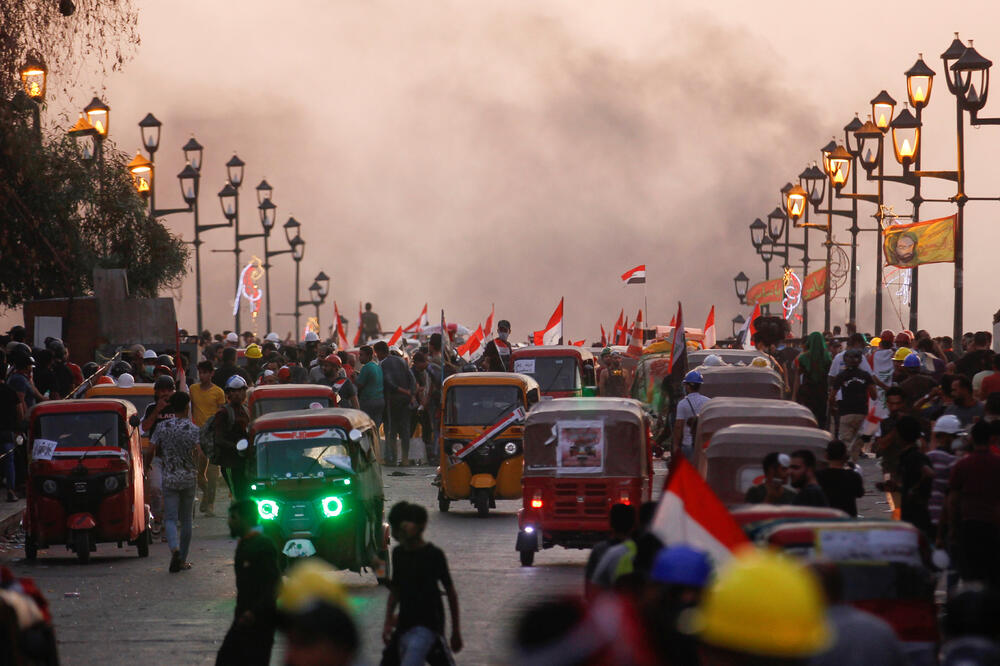 Protest u Bagdadu, Foto: Reuters