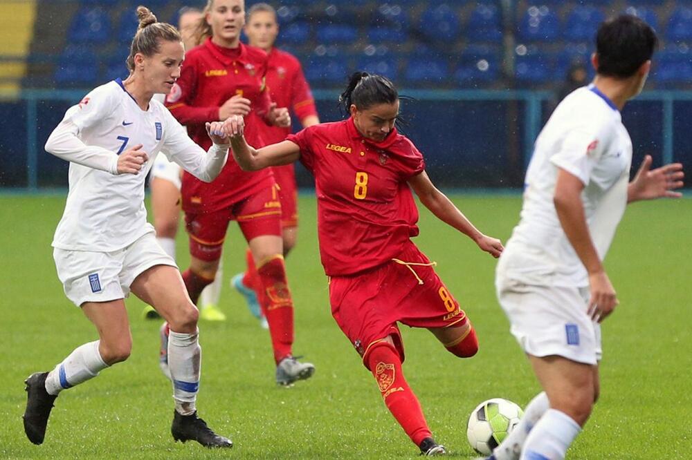 Detalj sa meča Crna Gora - Grčka, Foto: FSCG