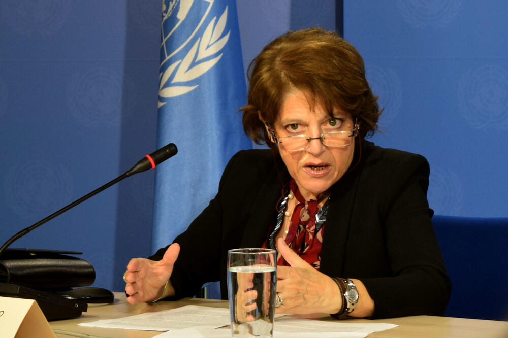 Marija Gracija Đamarinaro u Podgorici, Foto: Luka Zeković