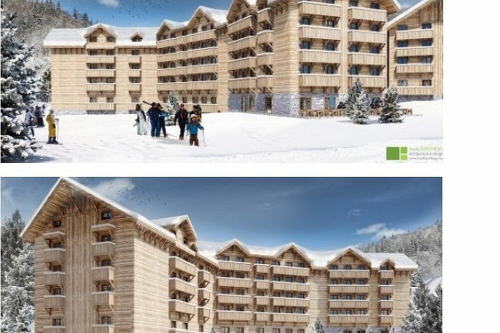 Projektovani izgled hotela na Bjelasici