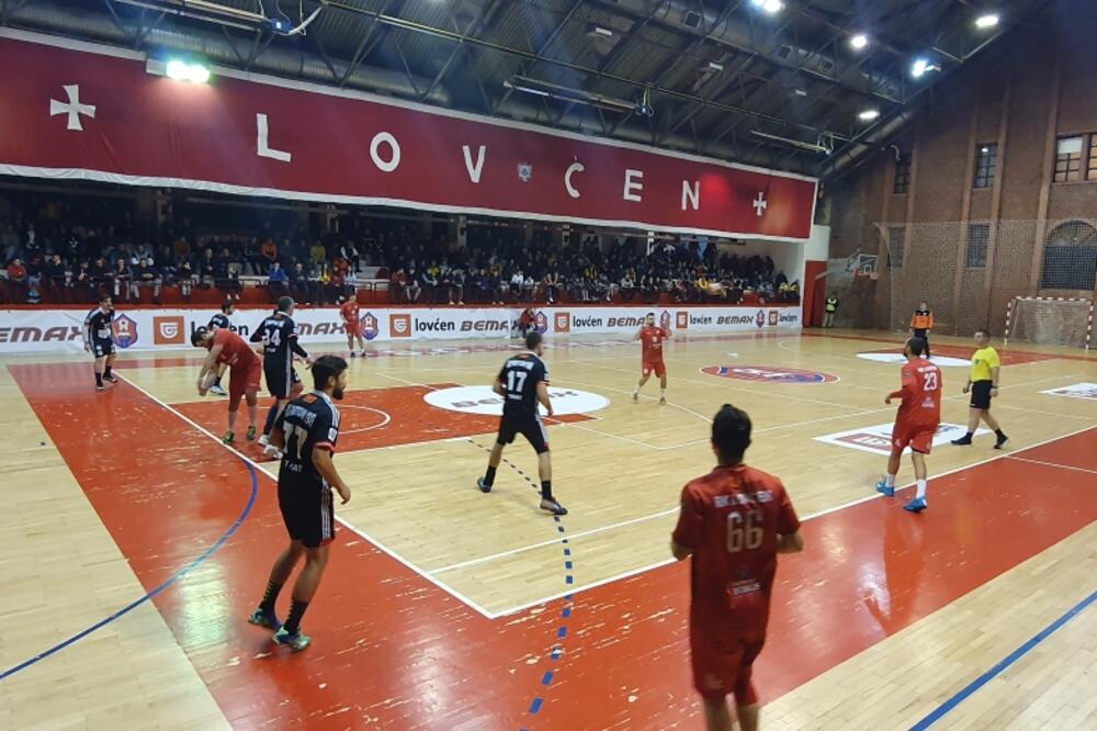 Sa meča Lovćen - Partizan, Foto: Cetinjski list