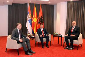 Vučić, Rama i Zaev razgovarali u Ohridu