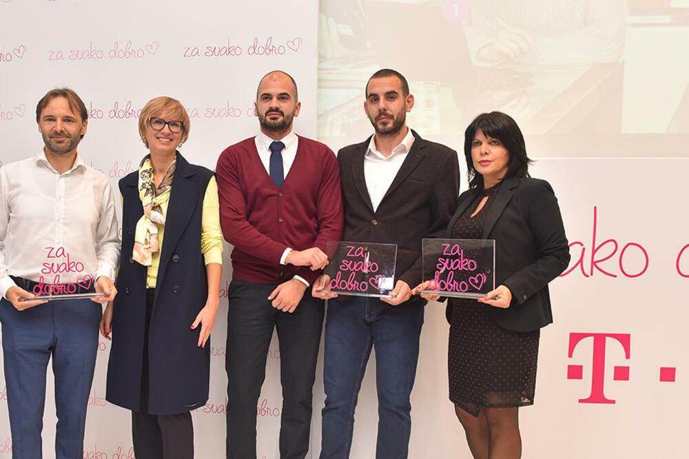 Sa svečanosti povodom zvaničnog proglašenja pobjednika Telekomovog konkursa Za svako dobro za 2019. godinu., Foto: Crnogorski Telekom