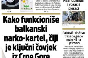 Naslovna strana "Vijesti" za 13. novembar 2019.