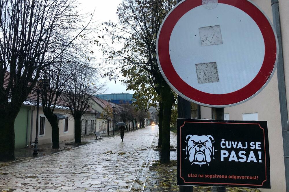 Natpis u Prijestonici, Foto: Čitalac "Vijesti"