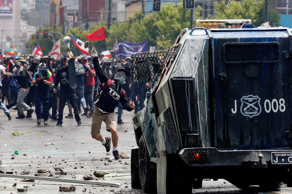 Demonstranti u Čileu ne miruju, Foto: Reuters