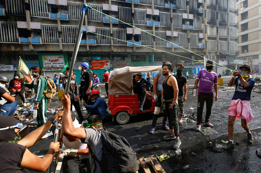Među demonstrantima su uglavnom mladi ljudi, Foto: Reuters