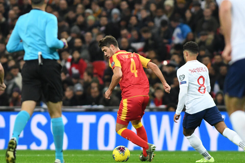 Vukčević na sinoćnjem meču, Foto: Savo Prelević