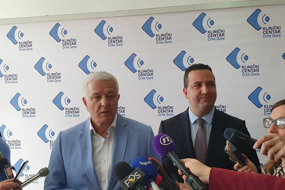 Marković danas u KCCG, Foto: Vlada CG/Twitter