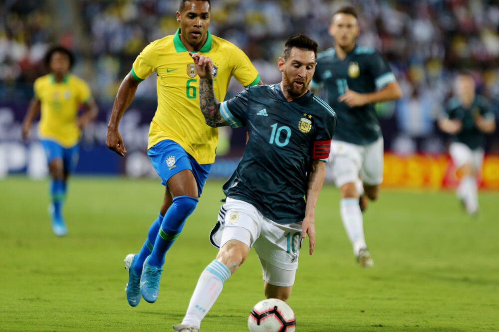 Mesi na meču sa Brazil, Foto: Reuters