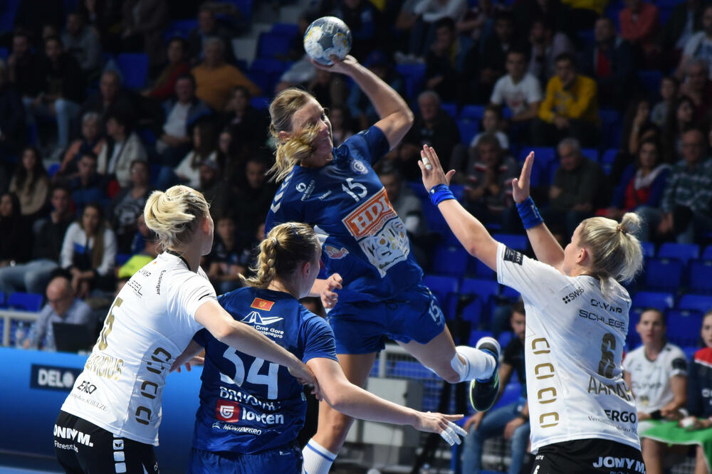 Barbara Lazović na večerašnjoj utakmici, Foto: Luka Zeković