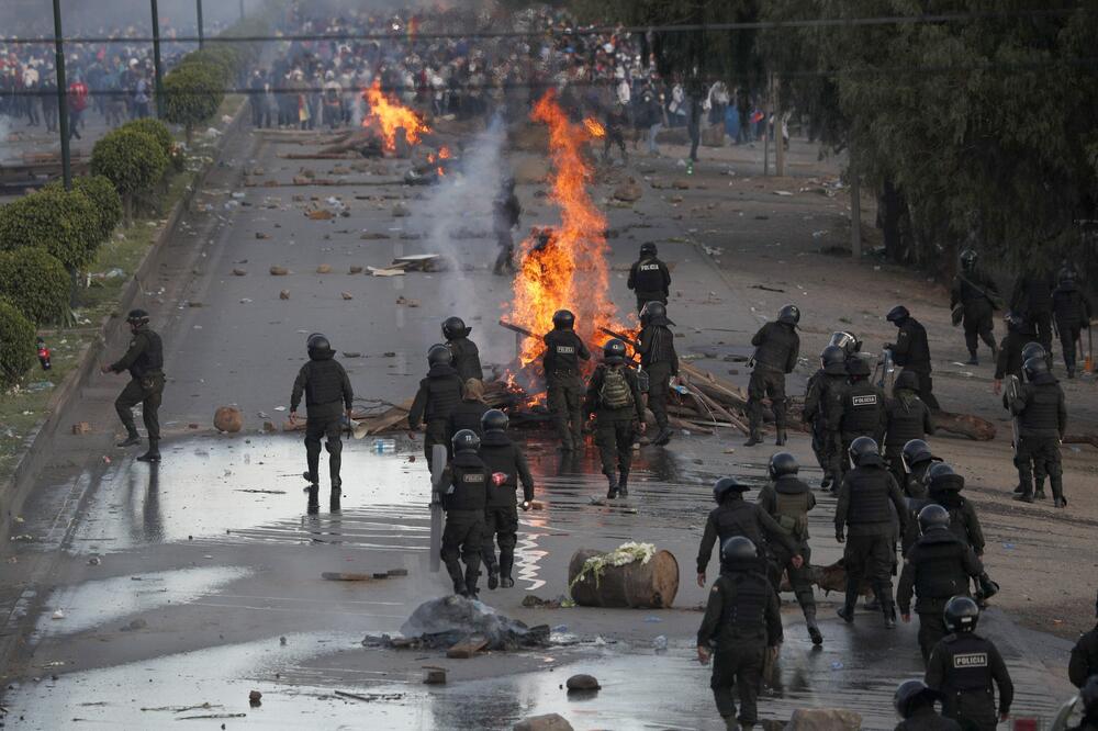 Sa protesta u Boliviji, Foto: Juan Karita/AP