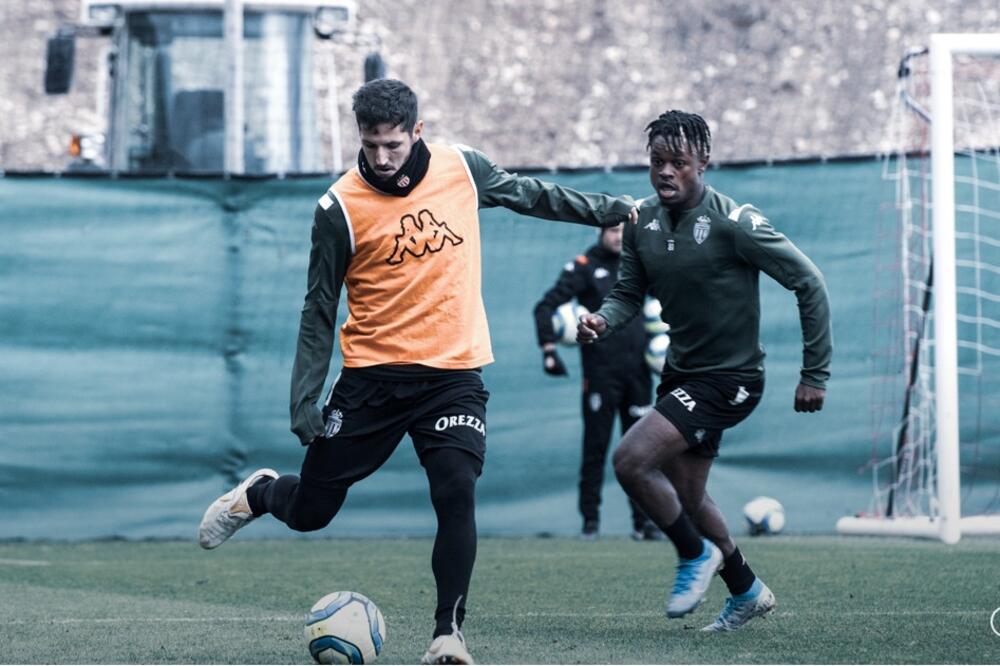 Jovetić na treningu, Foto: AS Monaco