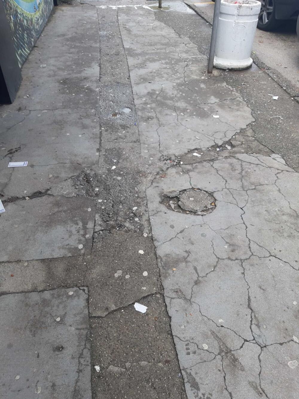 Fotografija trotoara