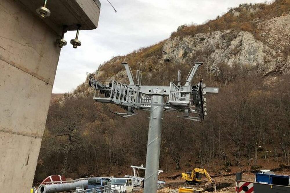Prvi element žičare, Foto: Uprava javnih radova