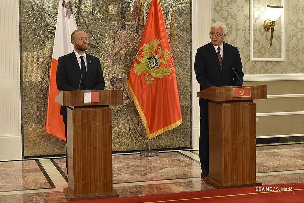 Muskat i Marković, Foto: Twitter/VladaCG