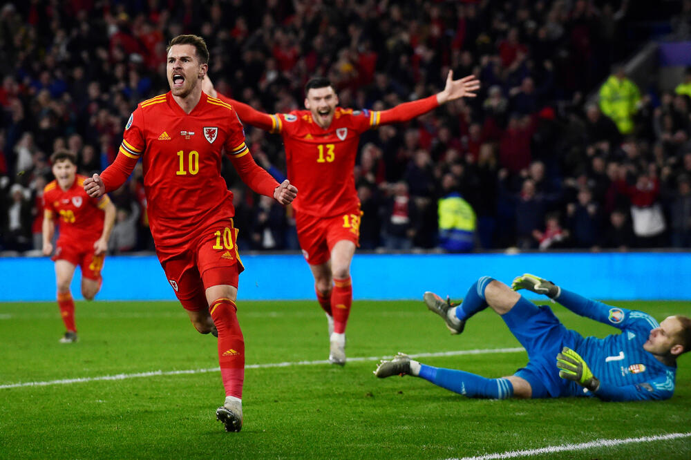 Aron Ramzi je dao dva gola za Velšane, Foto: Reuters