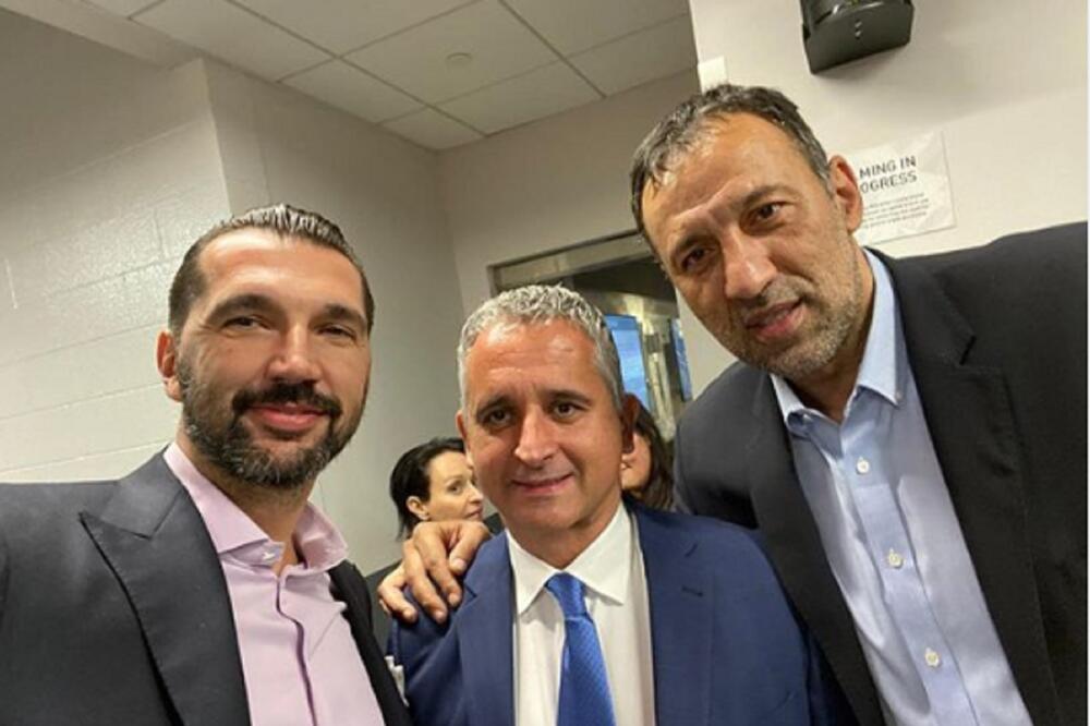 Predrag Stojaković, Igor Kokoškov i Vlade Divac, Foto: Instagram