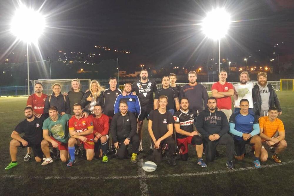 Sa treninga ragbista u Kotoru, Foto: Ragbi klub Kotor