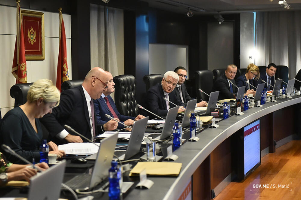 Sa sjednice Vlade, Foto: Saša Matić/gov.me