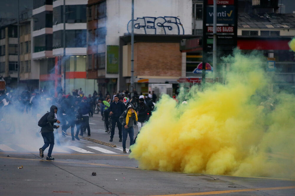 Sa protesta u Kolumbiji, Foto: Reuters, Reuters