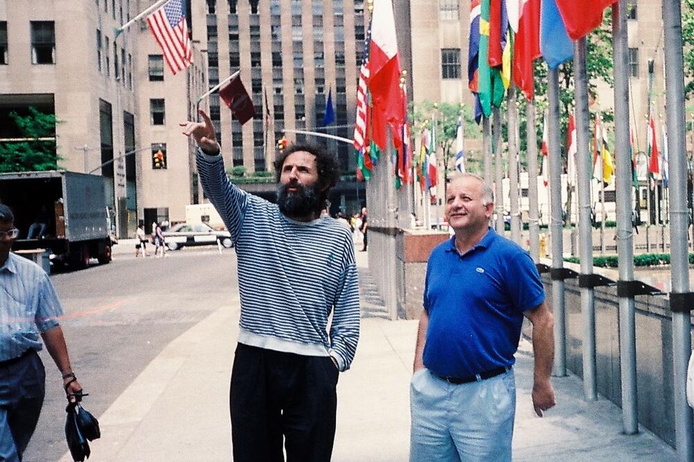Sa Živkom Nikolićem u Njujorku, Foto: Privatna arhiva