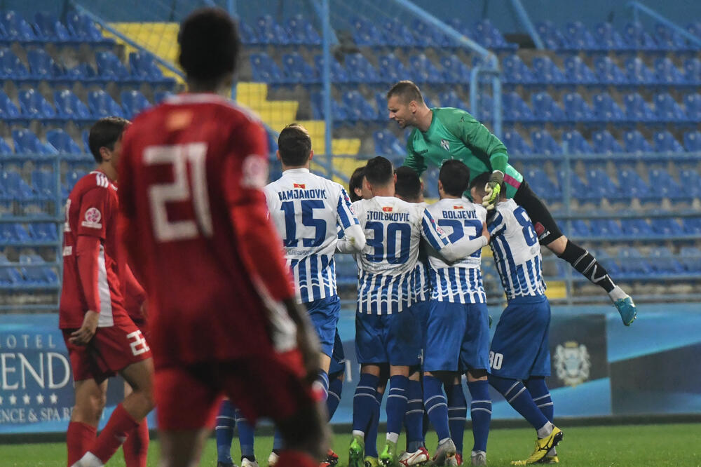 Slavlje fudbalera Budućnosti, Foto: Savo Prelević