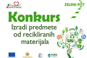 Konkurs za osnovce za izradu predmeta od recikliranih materijala