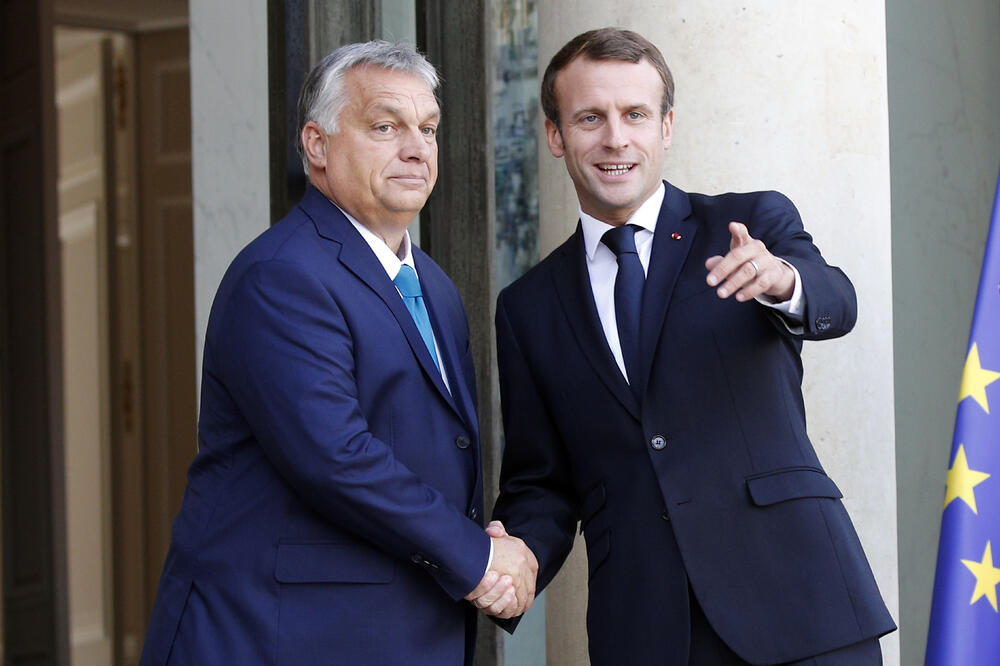 Emanuel Makron Viktor Orban, Foto: AP