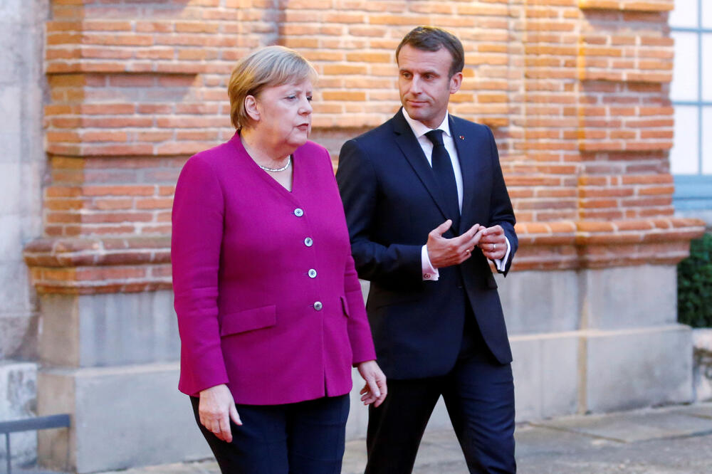 Merkel i Makron, Foto: Regis Duvignau/Reuters