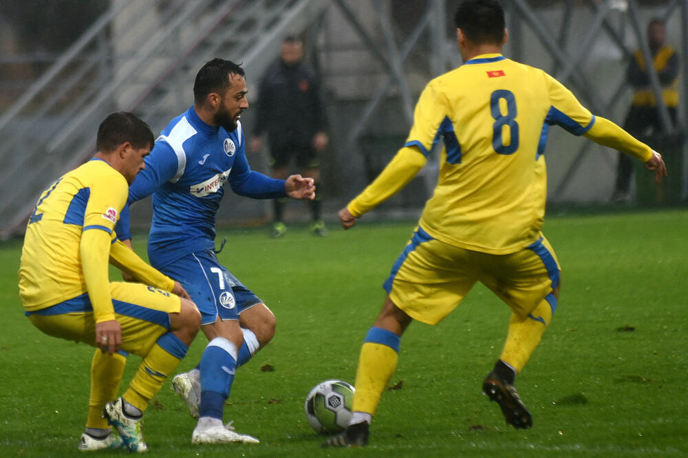 Damir Kojašević je postigao osam golova u prvenstvu Prva Telekom Ligastadion DG Arena Donja GoricaFk Podgorica  i  FK  Sutjeska NiksicFoto BORIS PEJOVIC, Foto: Boris Pejović