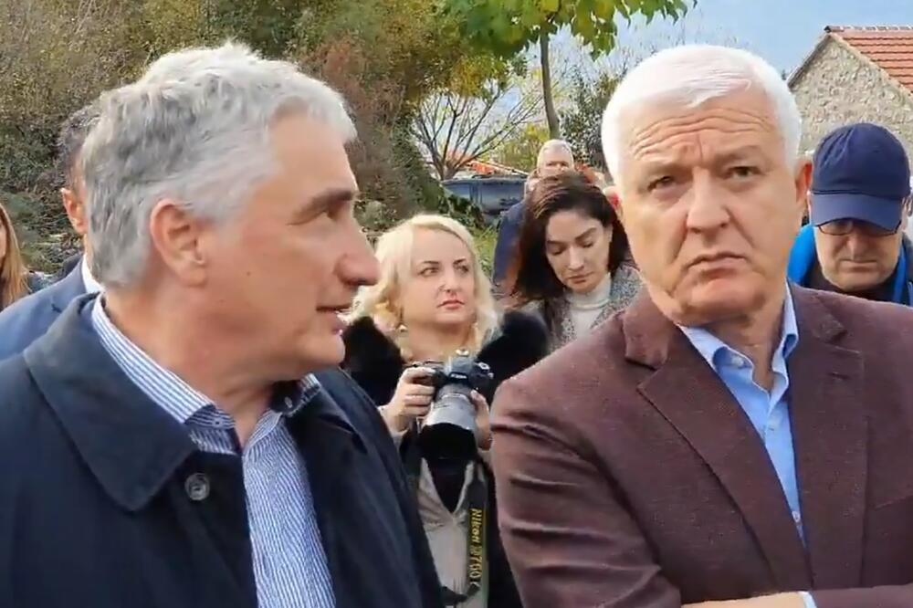 Marković danas tokom radne posjete Danilovgradu, Foto: Twitter/Screenshot