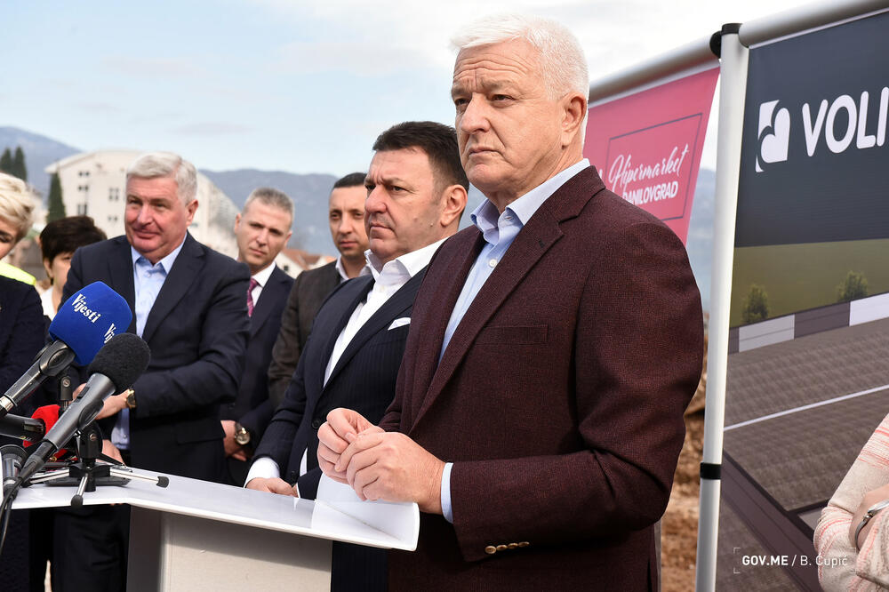 Marković danas u Danilovgradu, Foto: Bojana Ćupić