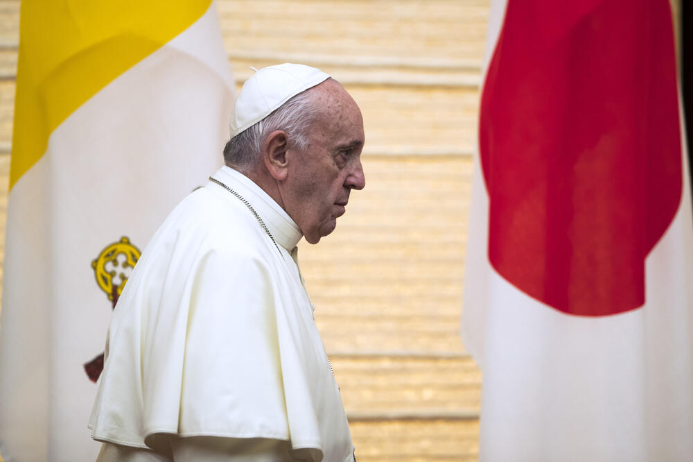 Papa Franjo tokom posjete Japanu, Foto: AP