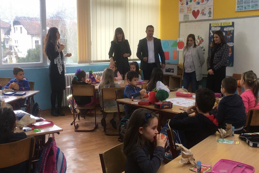 Danas u OŠ “Marko Miljanov” u Bijelom Polju, Foto: Ministarstvo poljoprivrede i ruralnog razvoja