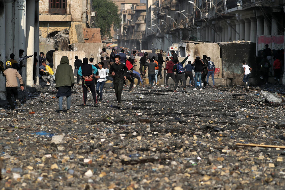 Protesti u Iraku, Foto: Khalid Mohammed/AP