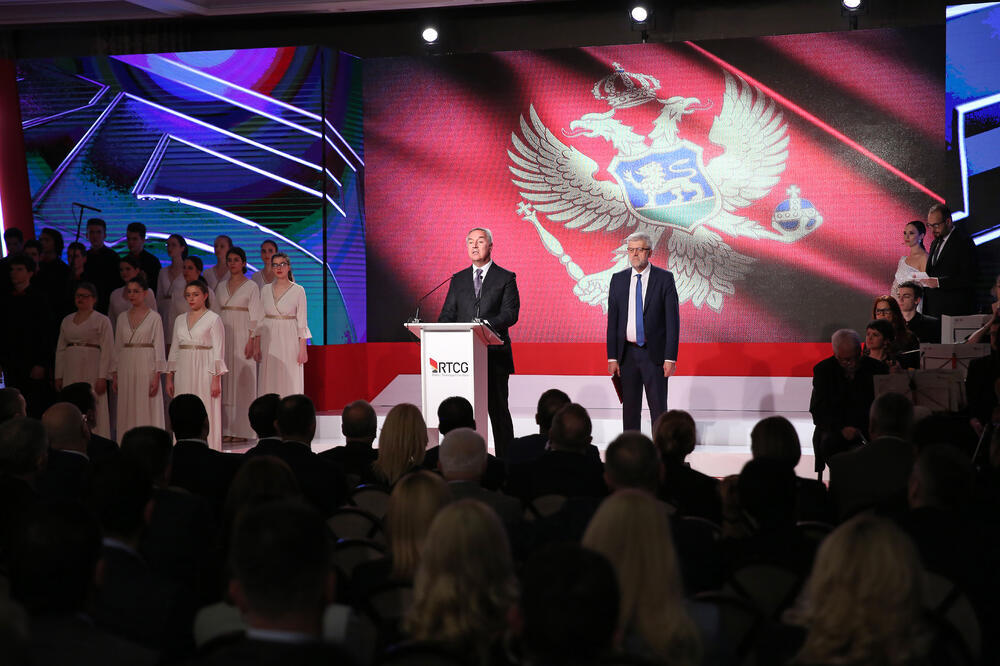 Đukanović na proslavi jubileja RTCG, Foto: Služba za informisanje Predsjednika Crne Gore