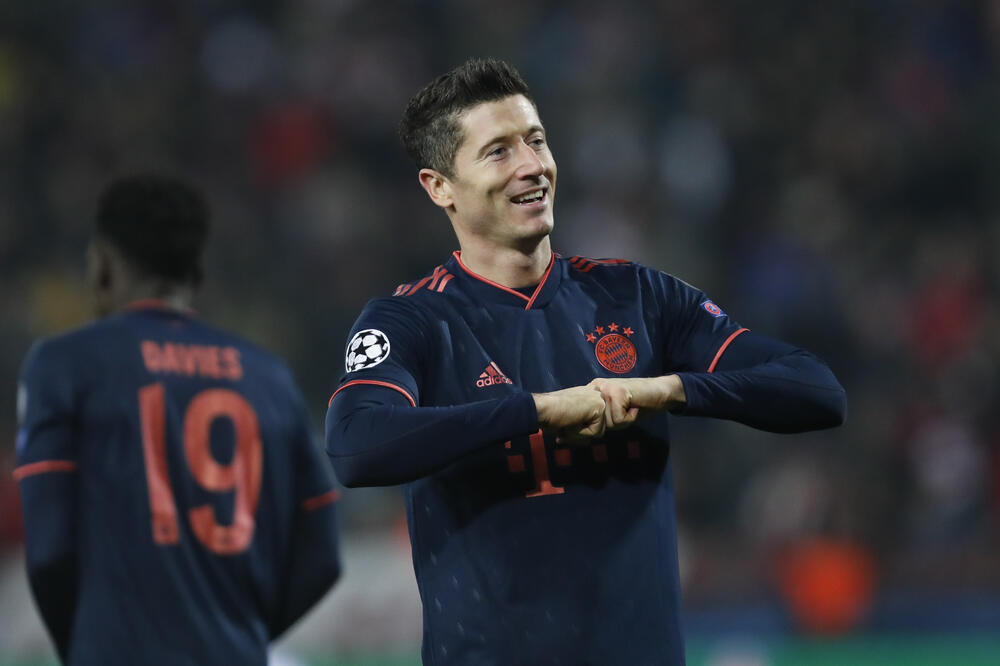 Poljska gol-mašina: Robert Levandovski, Foto: Beta-AP