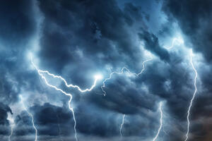 Danas kiša, pljuskovi i grmljavina