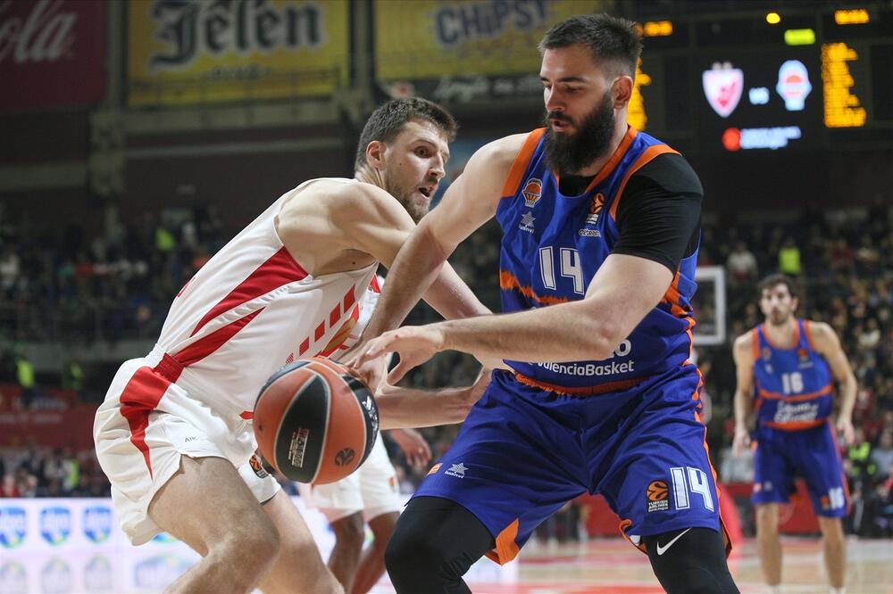 Bojan Dubljević je upisao 22 poena i osam skokova, ali je Valensija izgubila, Foto: Euroleague