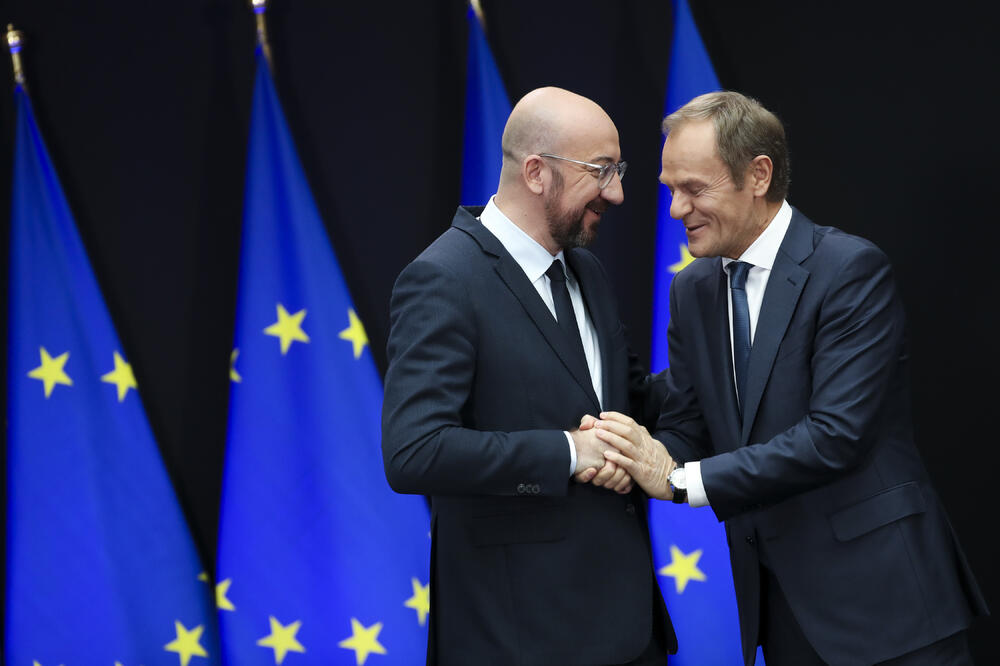 Mišel i Tusk, Foto: Francisco Seco/AP